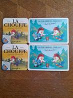 4 viltjes la chouffe recto-verso, Verzamelen, Biermerken, Ophalen of Verzenden, Viltje(s)