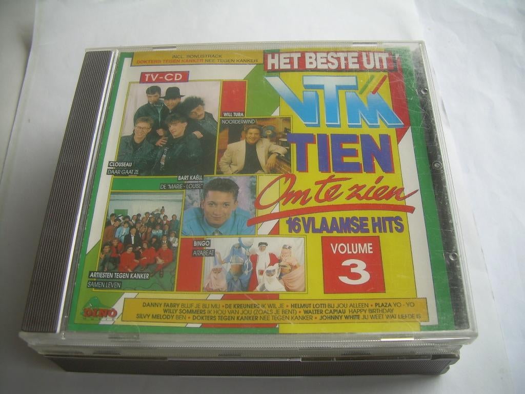 CD - VTM - 10 OM TE ZIEN - VOL 3, Cd's en Dvd's, Cd's | Verzamelalbums, Ophalen of Verzenden, Zo goed als nieuw, Nederlandstalig