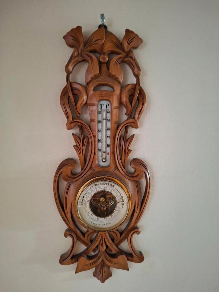 antiek barometer, Audio, Tv en Foto, Weerstations en Barometers, Gebruikt, Barometer, Ophalen