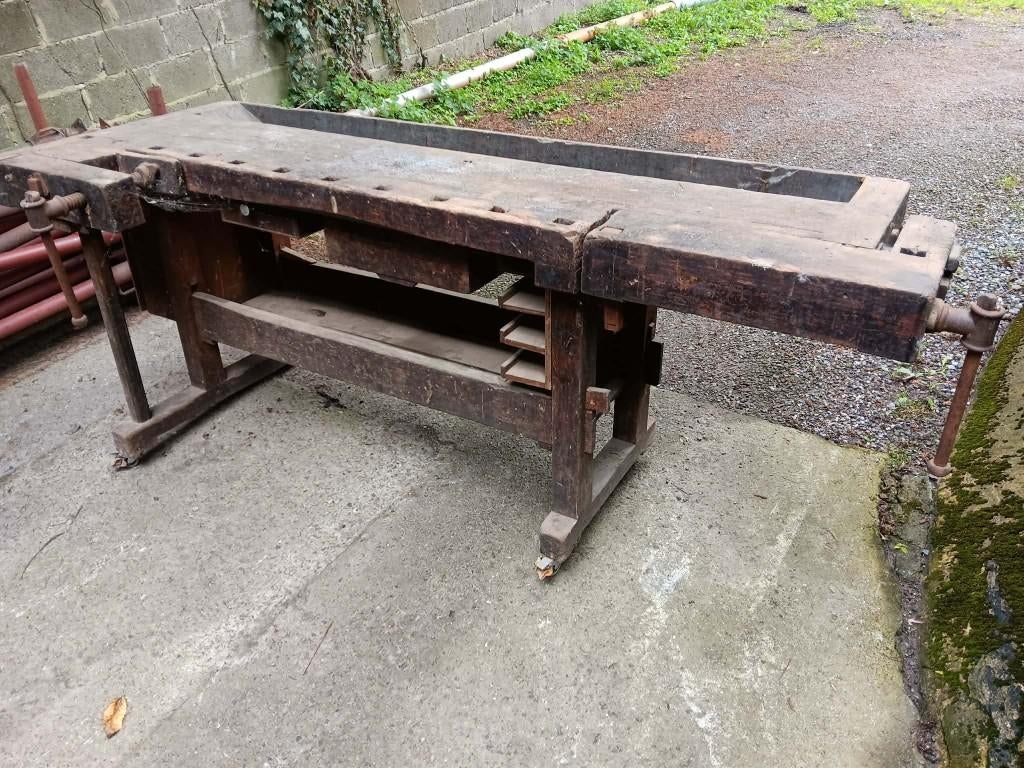 Etabli banc de menuiserie, Bricolage & Construction, Établis, Enlèvement, Étau