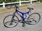 26 inch mountainbike voor kinderen/tieners – blauw, Fietsen en Brommers, Fully, Ophalen, Gebruikt