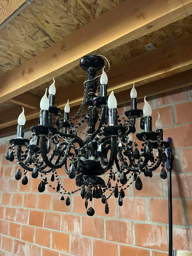 Grand lustre en verre, Enlèvement, Utilisé, Verre