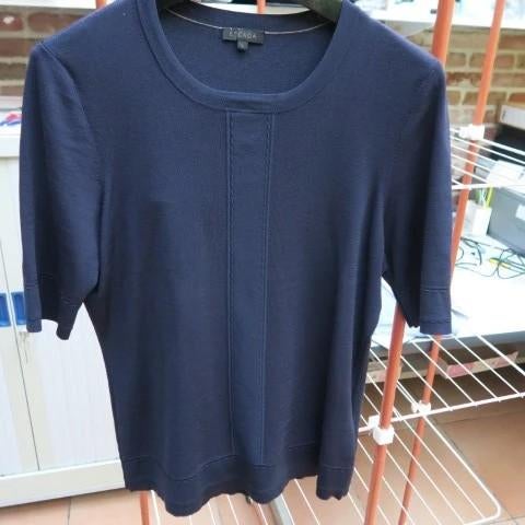 Fijn pulleke blauw Escada mt L, Blauw, Maat 42/44 (L), Nieuw, Escada