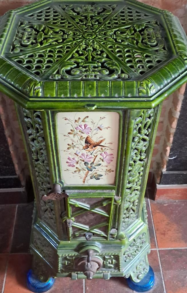 Kacheltje, Huis en Inrichting, Kachels, Ophalen, Gebruikt, Overige brandstoffen, Vrijstaand