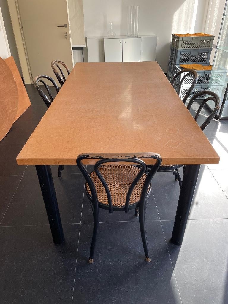 Tafel, Huis en Inrichting, Tafels | Eettafels, Ophalen, Gebruikt, 200 cm of meer, 50 tot 100 cm