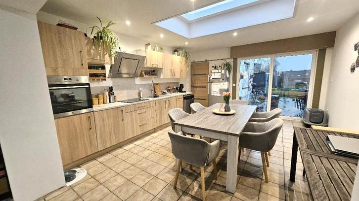 Maison 3 chambres avec jardin, rénovée électricité Conforme, Immo, Maisons à vendre, Province de Hainaut, 500 à 1000 m², Maison 2 façades