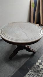 Table ronde mahogany marbre, Antiquités & Art, Enlèvement