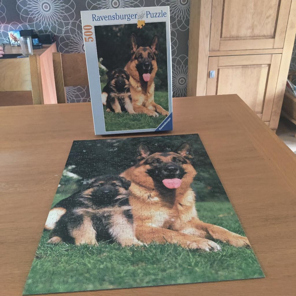 Ravensburger Honden Puzzel, Ophalen, 500 t/m 1500 stukjes, Zo goed als nieuw, Legpuzzel