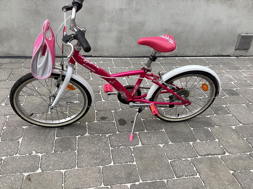 Meisjesfiets B’Twin, Vélos & Vélomoteurs, Vélos | Filles, Enlèvement, Utilisé, 20 pouces, Vitesses