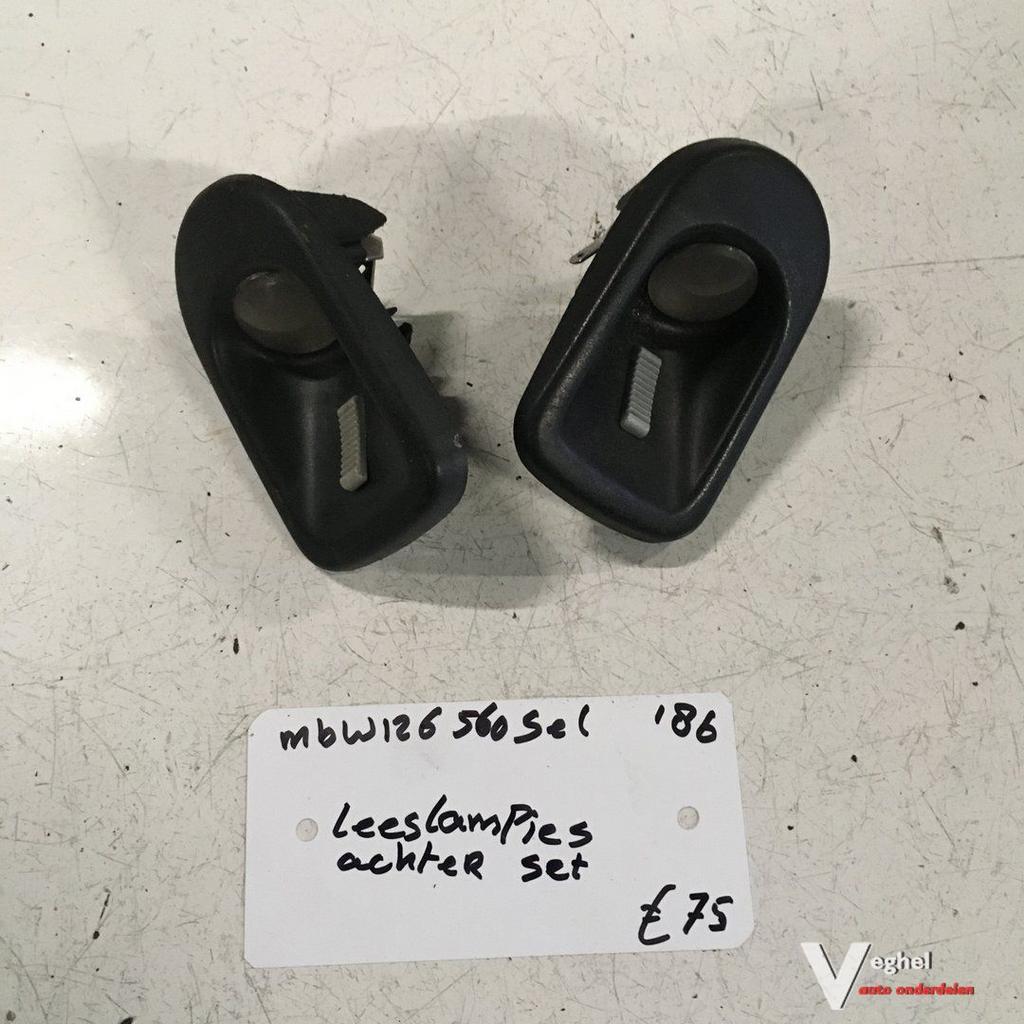 Mercedes W126 1986 560 SEL Leeslampjes achter Links en Recht, Autos : Pièces & Accessoires, Autres pièces automobiles, Utilisé