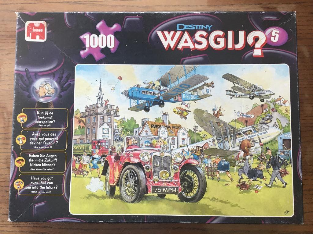 Puzzel Jumbo 1000 stukjes Wasgij destiny 5, Ophalen of Verzenden, 500 t/m 1500 stukjes, Gebruikt, Legpuzzel