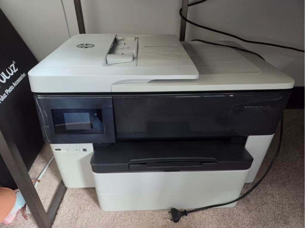 hp officejet pro 7740 printer, Computers en Software, Printers, Zo goed als nieuw, Printer, Inkjetprinter, Faxen, Kleur printen