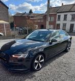 Audi A4 S-Tronic 2018, Auto's, A4, Zwart, Leder, Diesel