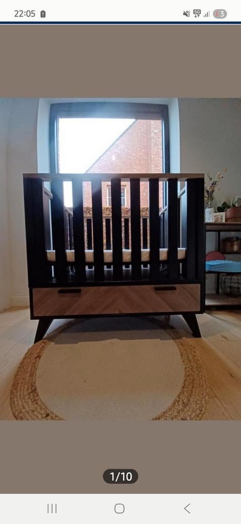 Babypark/box met lade, Kinderen en Baby's, Babyparken, Ophalen, In hoogte verstelbaar