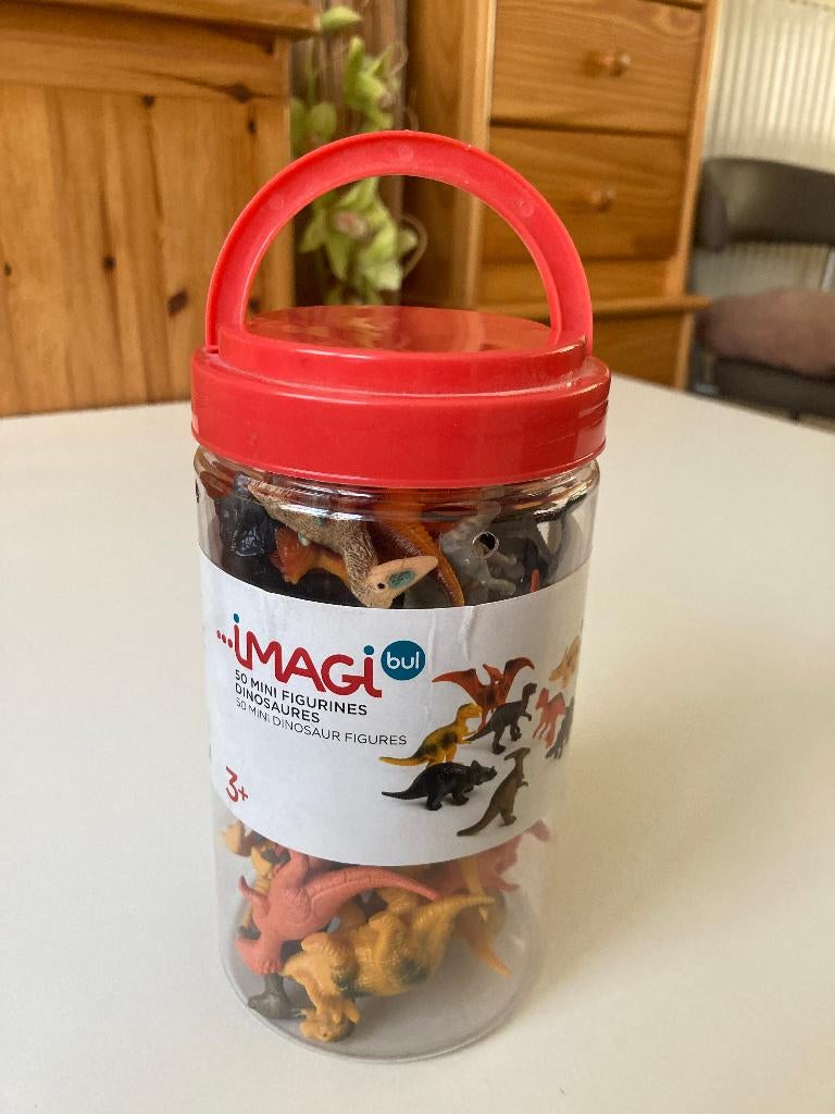 Oxybul "IMAGI bul"  - 50 minis figurines de dinosaures, Enlèvement, Comme neuf