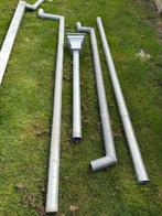 Zinken dakgoten regenpijpen, Doe-het-zelf en Bouw, Buizen en Afvoer, Ophalen, Zo goed als nieuw, Dakgoot