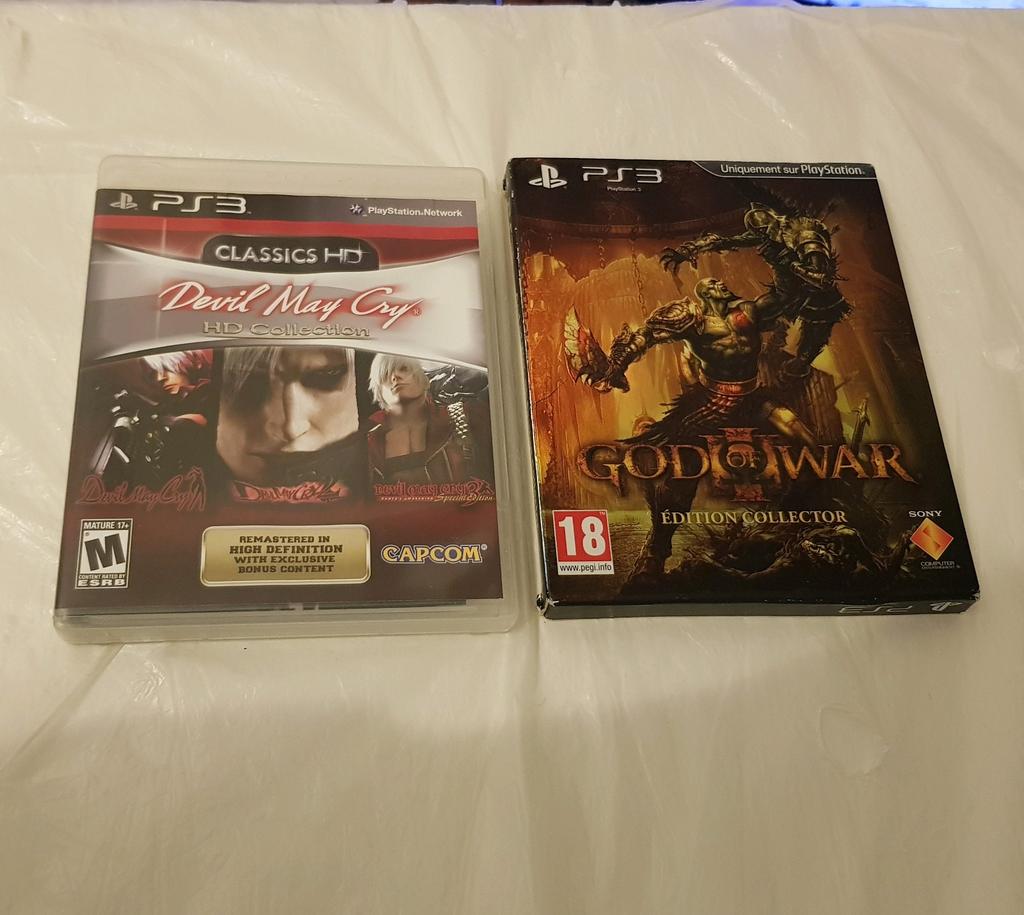 Lot 2 ps3-games God of War, Collector's Edition en Devil May, Ophalen of Verzenden