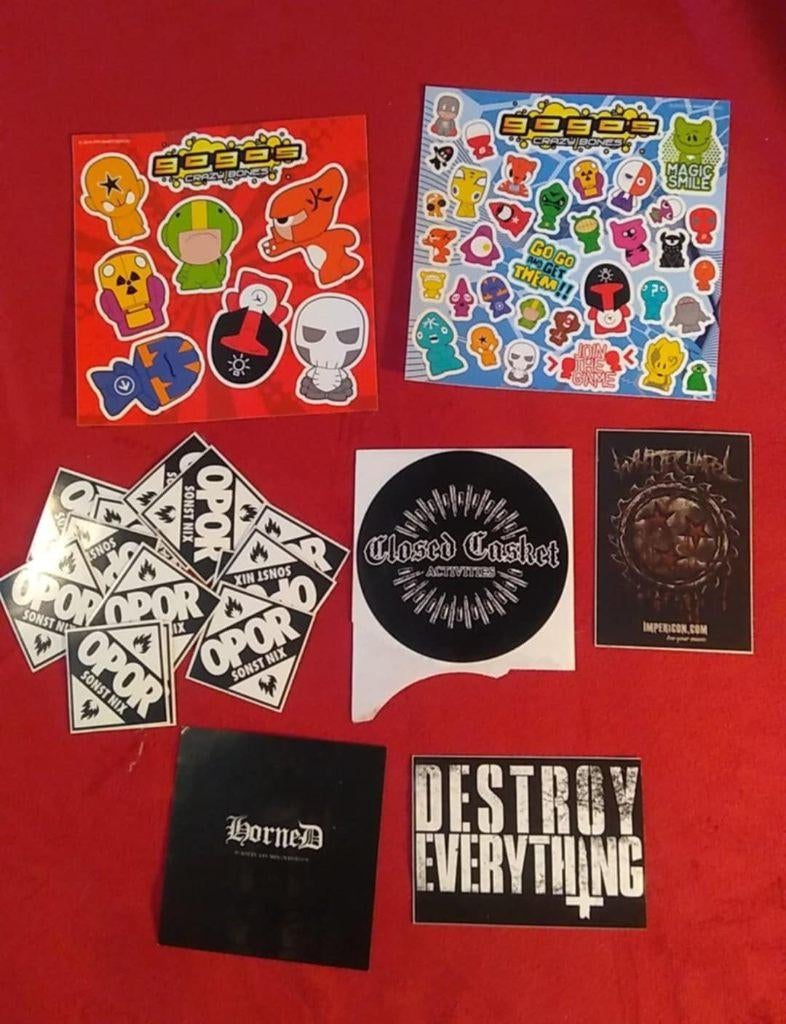 diverse stickers in 1 set, Ophalen of Verzenden