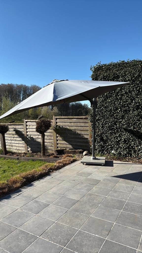 Parasol, Ophalen, 2 tot 3 meter, Verstelbaar, Zweefparasol