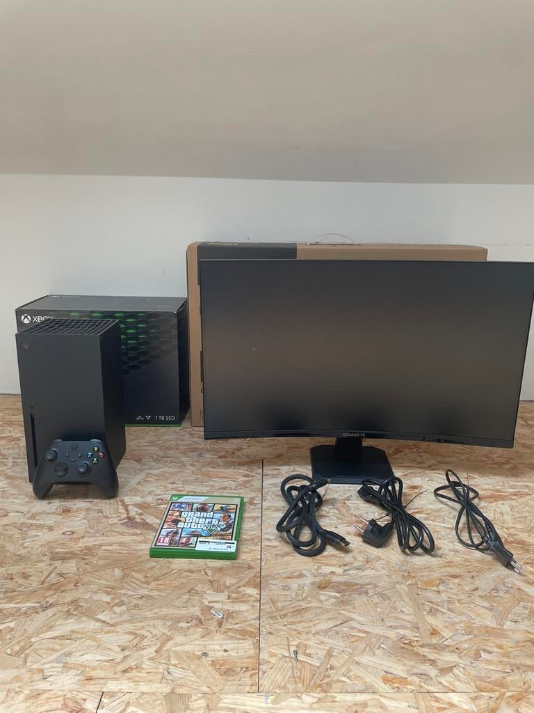 Xbox series x + moniteur 27’ 2K, Consoles de jeu & Jeux vidéo, Consoles de jeu | Xbox Series X & S, Enlèvement, Comme neuf, Xbox Series X