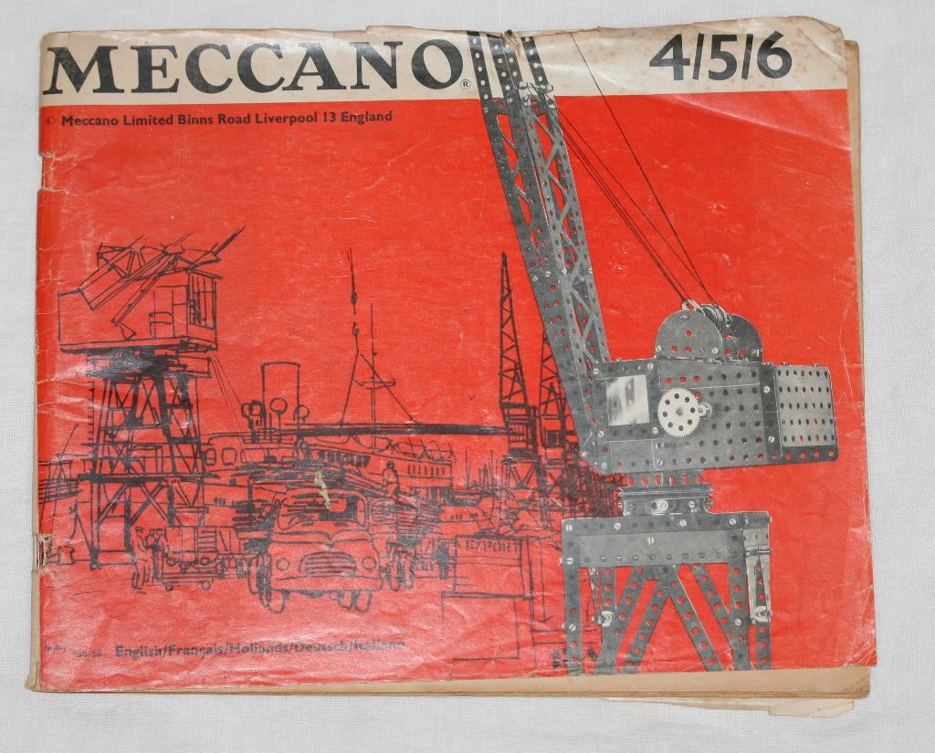 Meccano 4/5/6 boek modellen, Antiek en Kunst, Antiek | Speelgoed, Ophalen of Verzenden