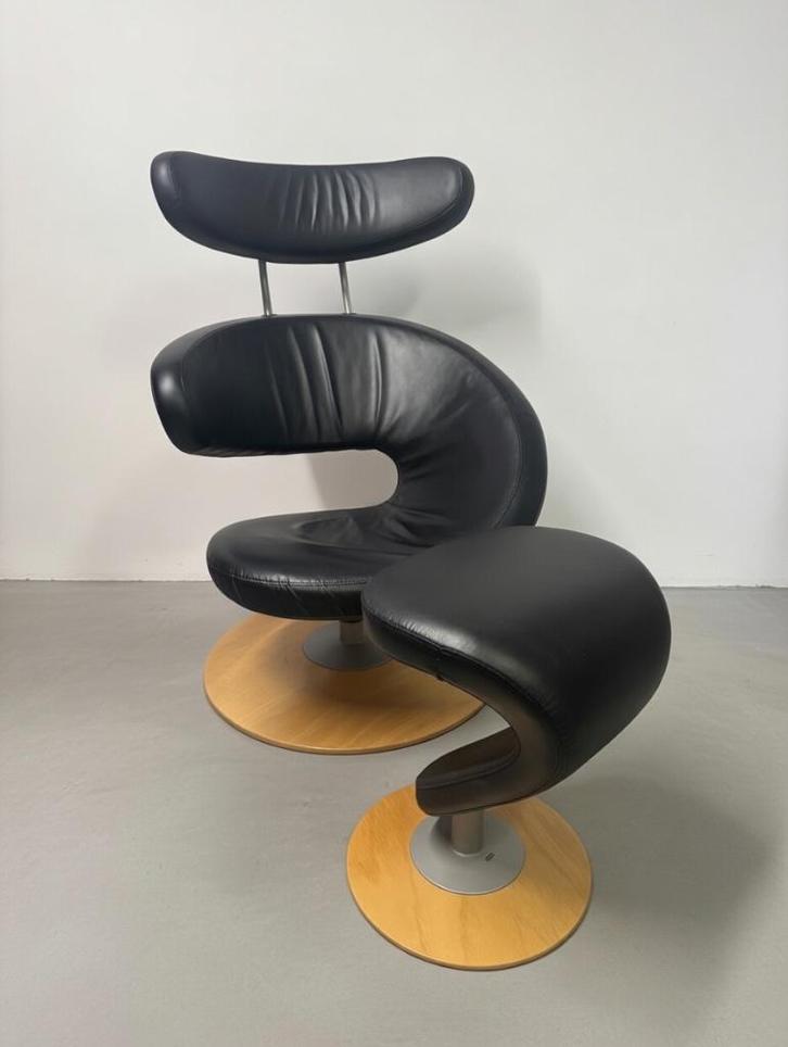 Stokke Varier peel design relax fauteuil, olaf eldøy, Maison & Meubles, Fauteuils, Utilisé, Synthétique, 50 à 75 cm, 75 à 100 cm