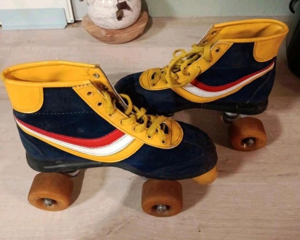 Patins à roulettes VINTAGE QUAD - Années 70/80 - Pointure 39, Enlèvement ou Envoi