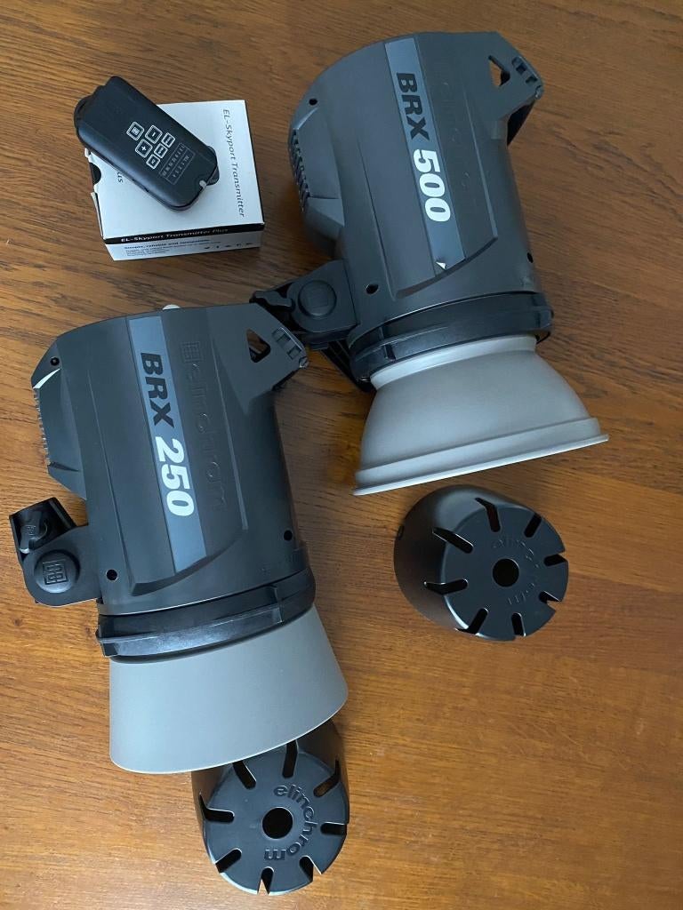 Elinchrom BRX Studioflitsers set, Audio, Tv en Foto, Fotografie | Fotostudio en Toebehoren, Ophalen, Gebruikt, Complete fotostudio