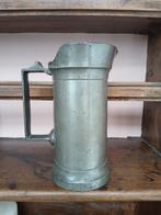 Ancienne mesure d'1/2 litre en etain, Antiek en Kunst, Antiek | Tin, Ophalen of Verzenden