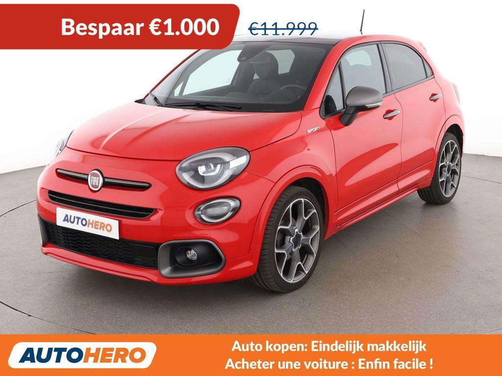 Fiat 500X 1.0 Turbo Sport (année de construction 2019), Autos, Fiat, Rouge, Achat, Euro 6, 500X