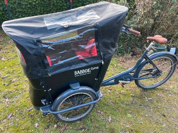 Babboe Curve Mountain 2021 (3900 km), Fietsen en Brommers, Fietsen | Bakfietsen, Zo goed als nieuw, Overige merken, 4 kinderen of meer