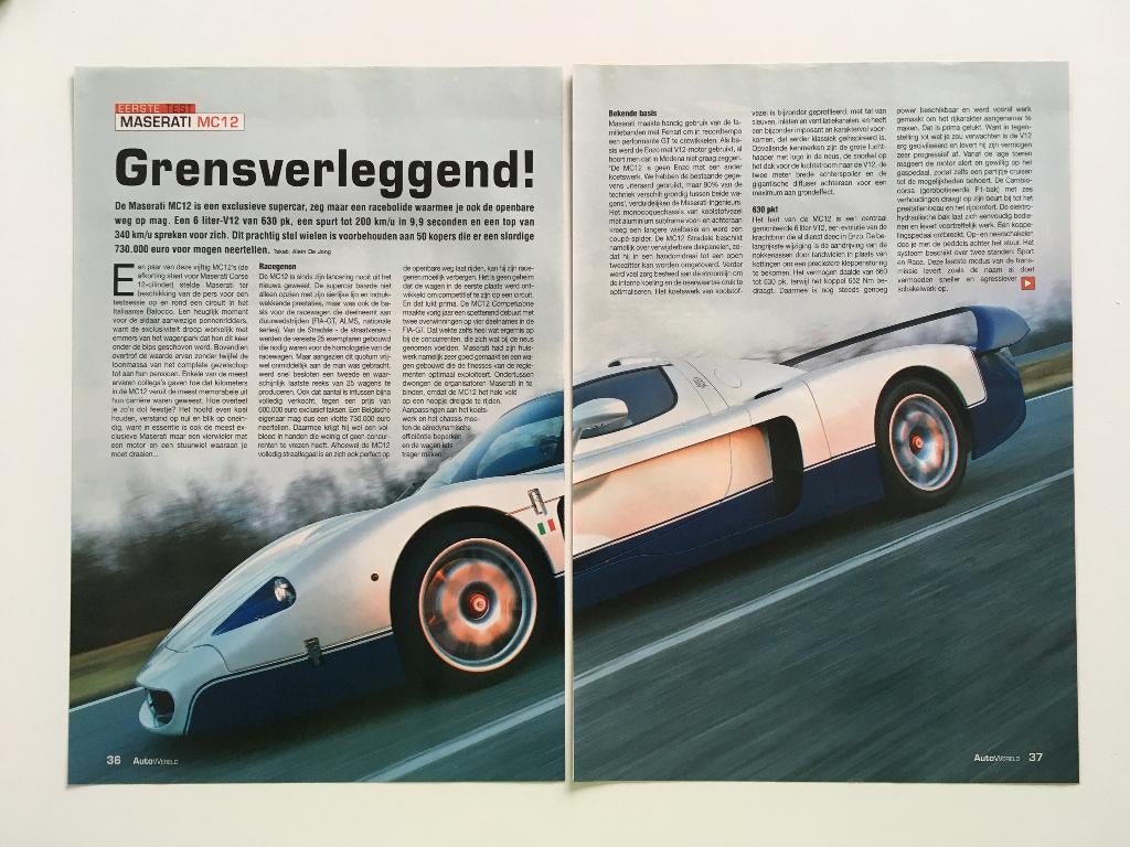 L'article : Maserati MC12, Enlèvement ou Envoi, Comme neuf, Autres marques