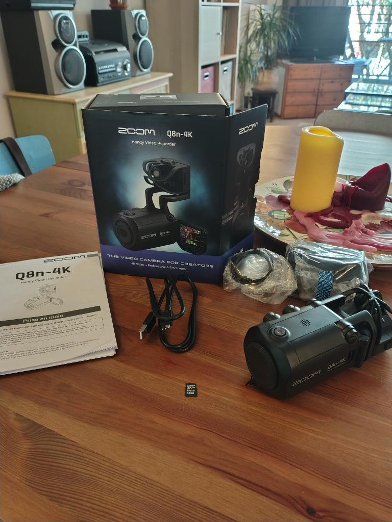 Zoom Q8n-4k, Minder dan 8x, Zo goed als nieuw, Full HD, Geheugenkaart