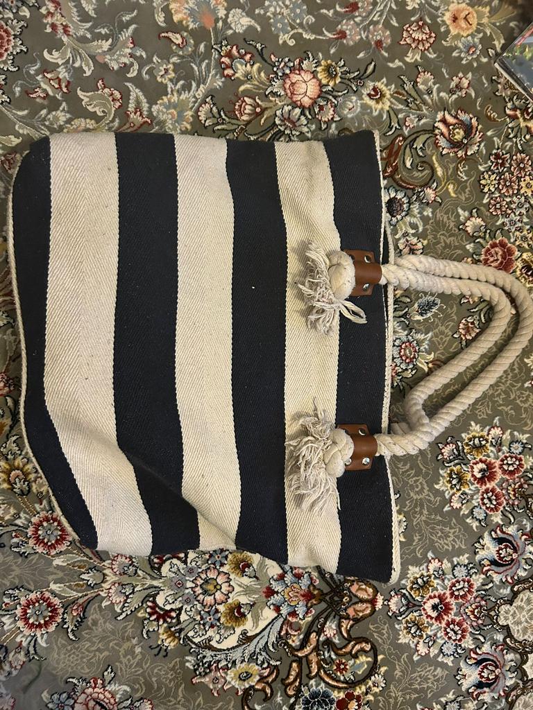 sac de plage/shopper/sac fourre-tout, Enlèvement ou Envoi, Utilisé, Bleu, Shopper