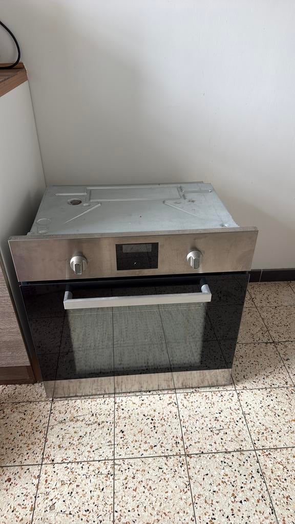 Four encastrable gris-noir Whirlpool. 60x60x60 cm., Electroménager, Fours, Comme neuf, Encastré, 60 cm ou plus, 60 cm ou plus