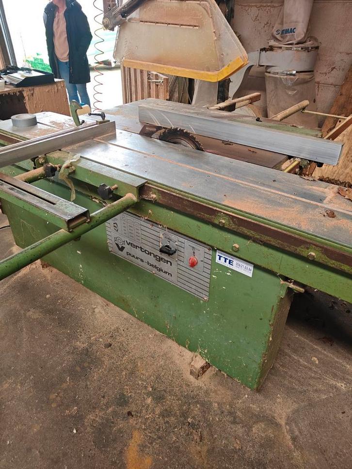 Scie à panneaux Vertongen, Doe-het-zelf en Bouw, Gereedschap | Zaagmachines, Ophalen