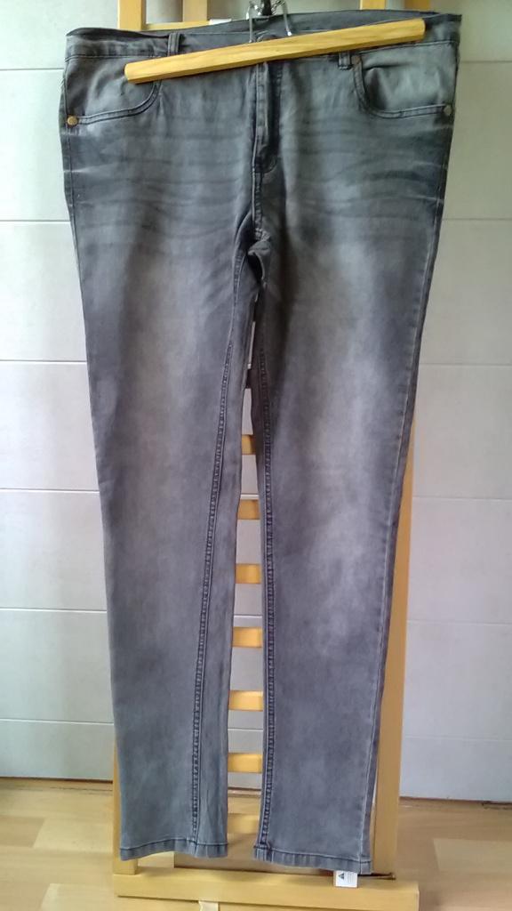 Donkergrijs/zwarte YFT skinny jeans XXL, Overige jeansmaten, Nieuw, Ophalen of Verzenden, YFT
