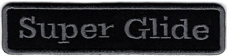Harley Davidson Super Glide stoffen opstrijk patch #2, Motoren, Accessoires | Overige, Nieuw, Verzenden