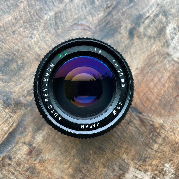 Auto Revuenon MC 50 mm F1.4 -  Pentax K mount -Tamioka, Audio, Tv en Foto, Foto | Lenzen en Objectieven, Zo goed als nieuw, Standaardlens