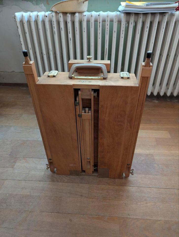 Chevalet de peintre transportable, Hobby & Loisirs créatifs, Peinture, Comme neuf, Chevalet, Enlèvement