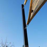 Nesling Paal met flex oog (incl grondanker) voor Schaduwdoek, Ophalen, Nieuw