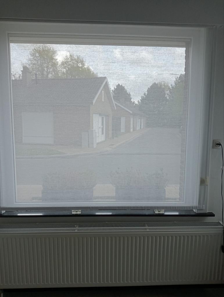 3 rideaux blancs, Maison & Meubles, Ameublement | Rideaux & Stores à lamelles, Enlèvement, Comme neuf