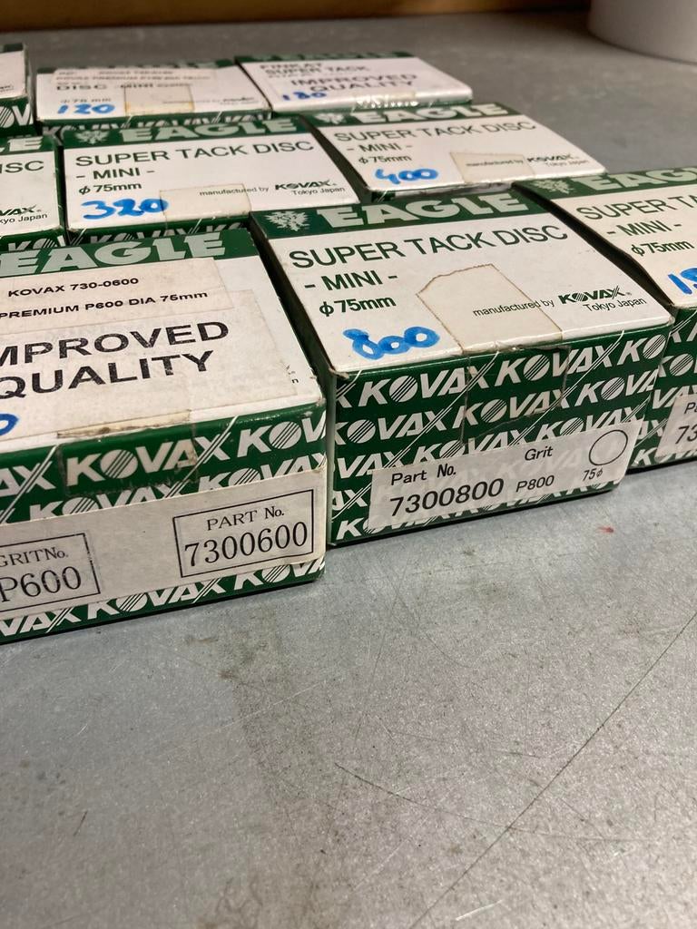 Kovax schuurpapier dia 75 mm, Ophalen, Nieuw