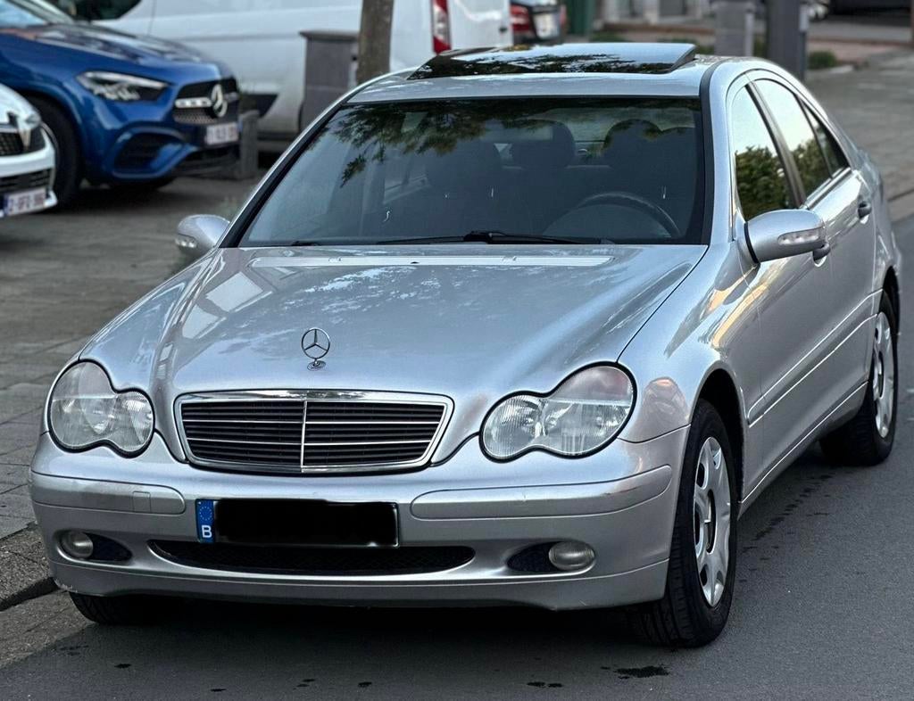 Mercedes C Classe 200 Kompressor Reeds gekeurd voor verkoop, Auto's, Stof, Zwart, 5 deurs, Particulier