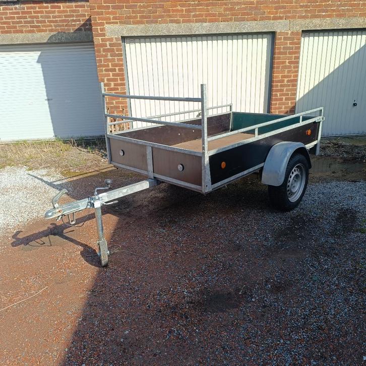 Remorque simple essieu pour 750kg état comme neuf, Autos : Divers, Remorques, Utilisé, Enlèvement