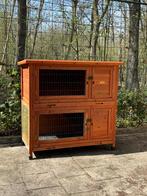 Clapier à lapins duplex en bois, marque Trixie, Animaux & Accessoires, Niche, Enlèvement, Utilisé, 110 cm ou plus
