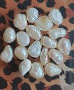 18 stuks echt pareltjes voor ring, armband of ketting., Antiek en Kunst, Verzenden