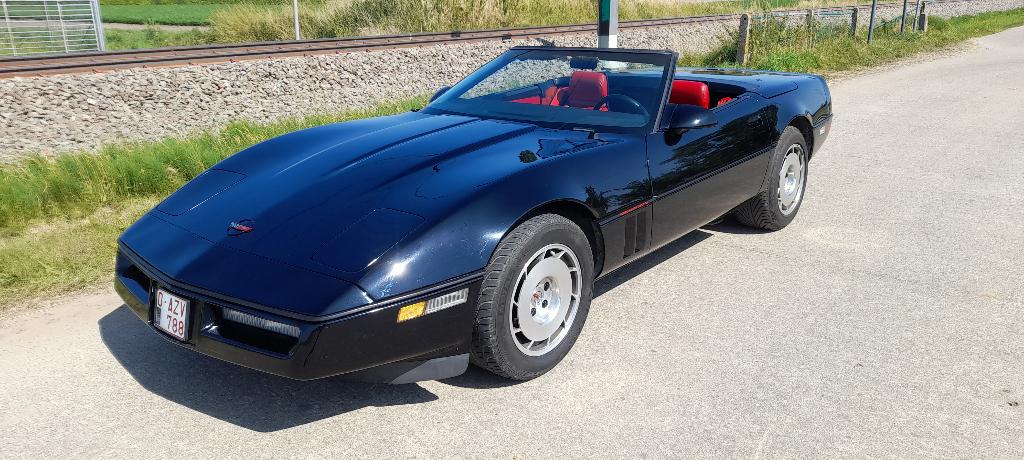 Chevrolet Corvette 1986 oldtimer, Automaat, Zwart, Leder, Particulier