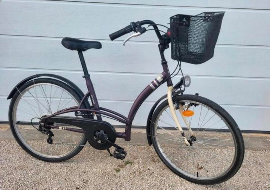nieuwe Elops3 28-inch gemengde stadsfiets 6 versnellingen, Fietsen en Brommers, Ophalen, Zo goed als nieuw