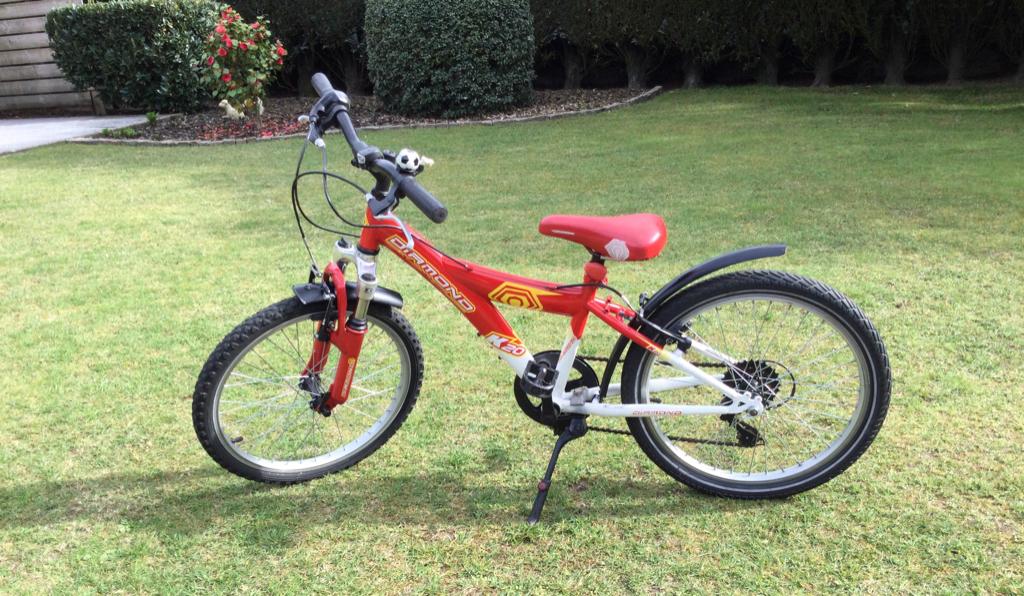 Jongensfiets 20 inch, Fietsen en Brommers, Fietsen | Jongens, Ophalen, Versnellingen, Diamond, Zo goed als nieuw